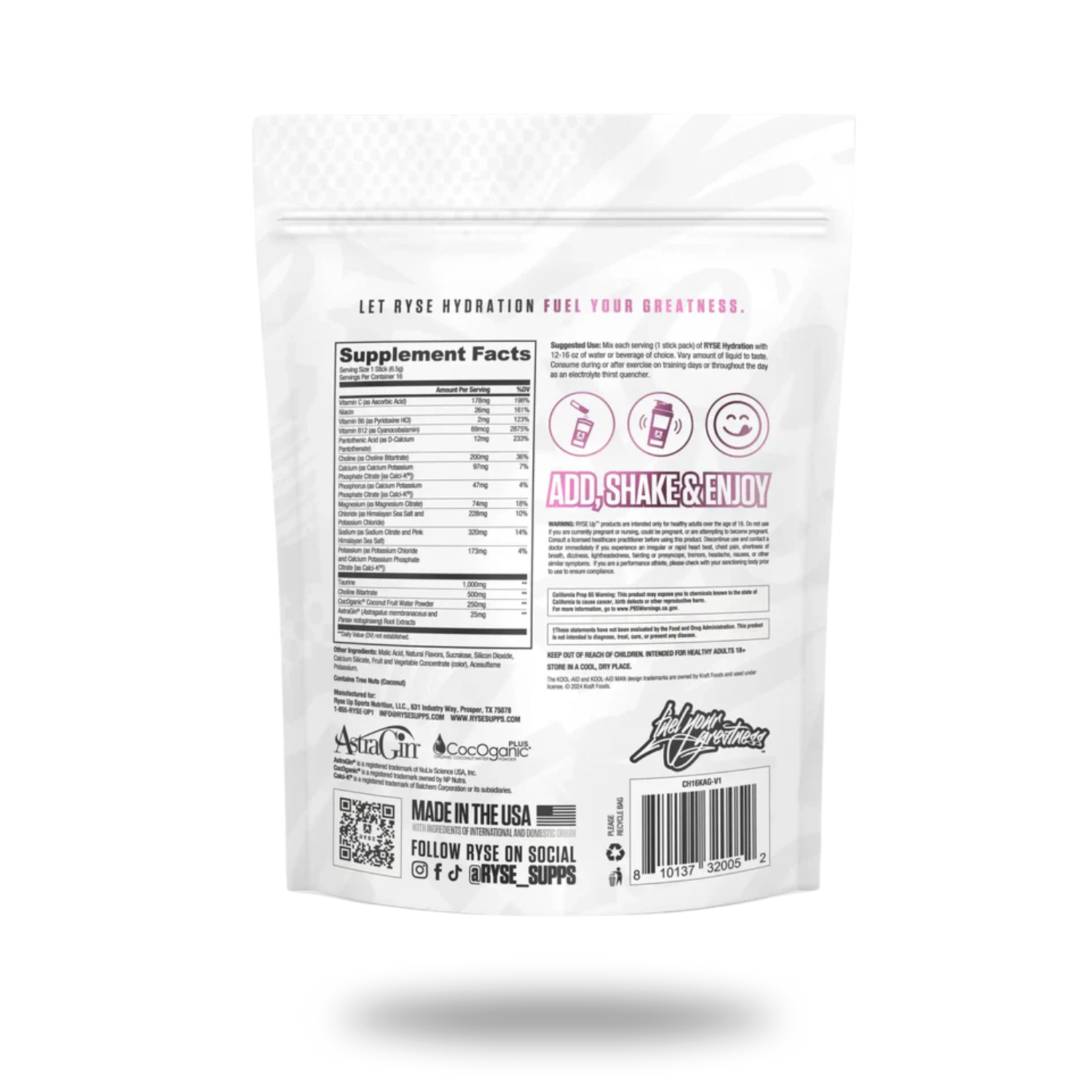 Ryse | Hydration Sticks