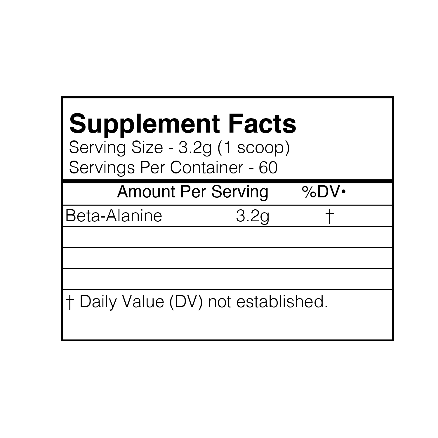 Blackmarket | Beta-Alanine