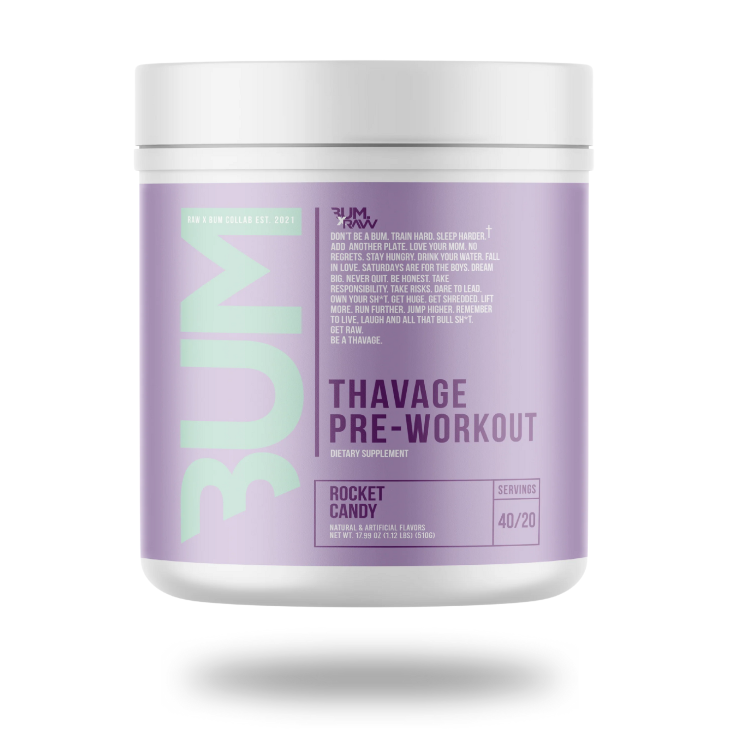 Raw Nutrition X Cbum | Bum Thavage | Pre-Workout