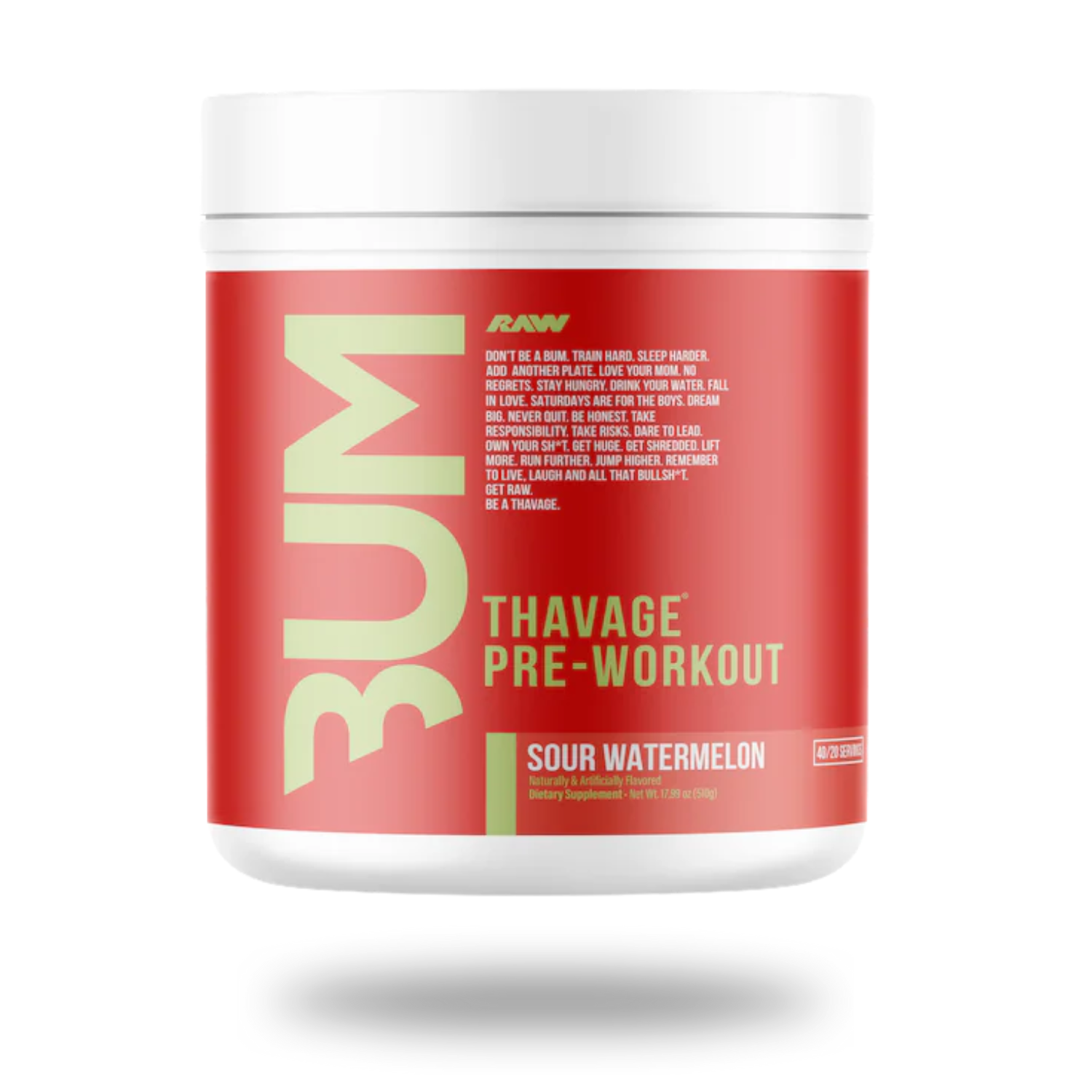 Raw Nutrition X Cbum | Bum Thavage | Pre-Workout