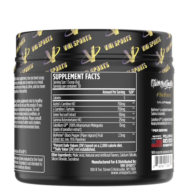 VMI Sports | L-Carnitine Heat 1500 (Powder)