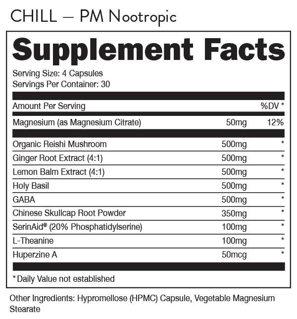 Bucked Up Chill No Chill Pre-Workout Powder 30 Servings - Flavor Options | Nutrastop