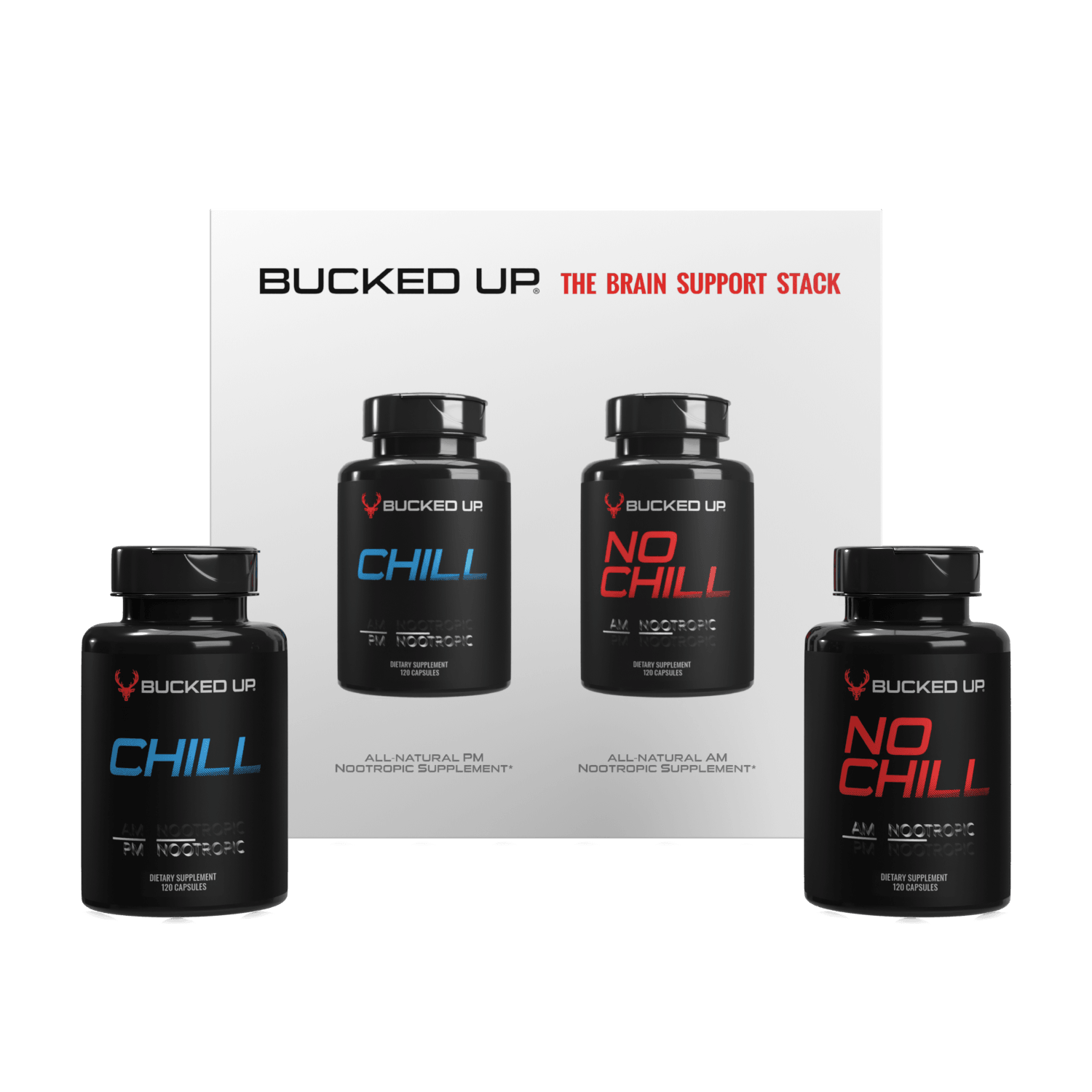 Bucked Up Chill No Chill Pre-Workout Powder 30 Servings - For Hypertrophy-focused lifters | Nutrastop