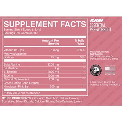 Raw Nutrition | Bum Essential | Pre-Workout