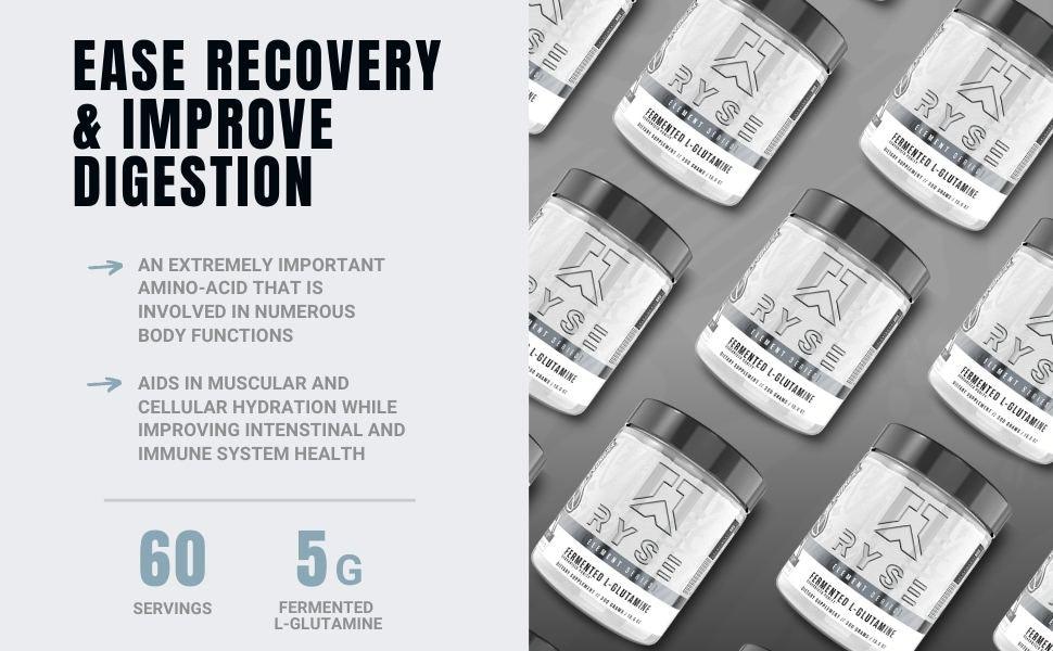 Ryse | Fermented L-Glutamine (300 grams)