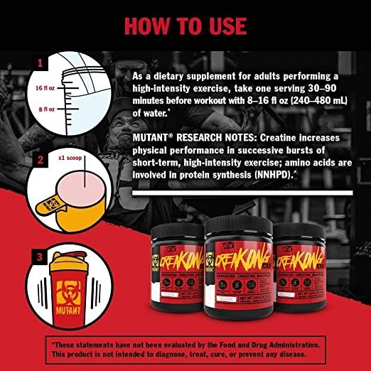 Mutant | CREAKONG CX8 | Advanced Creatine Multiplier | Creatine + Amino Acid