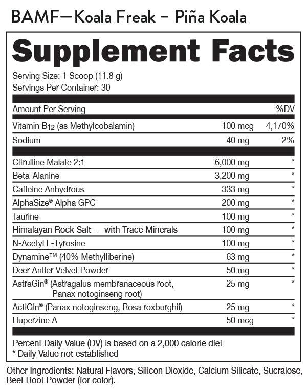 Bucked Up X Calum Von Moger | Koala Freak Pre