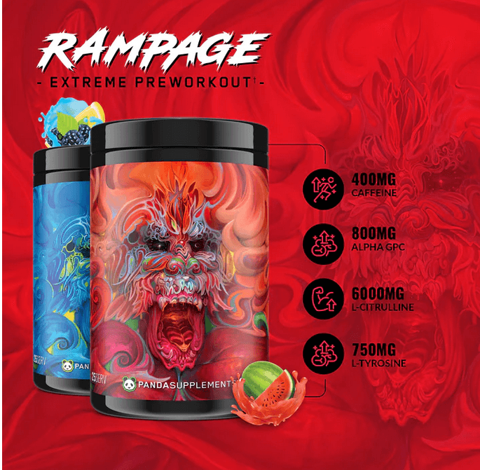Panda Supps | Rampage Preworkout