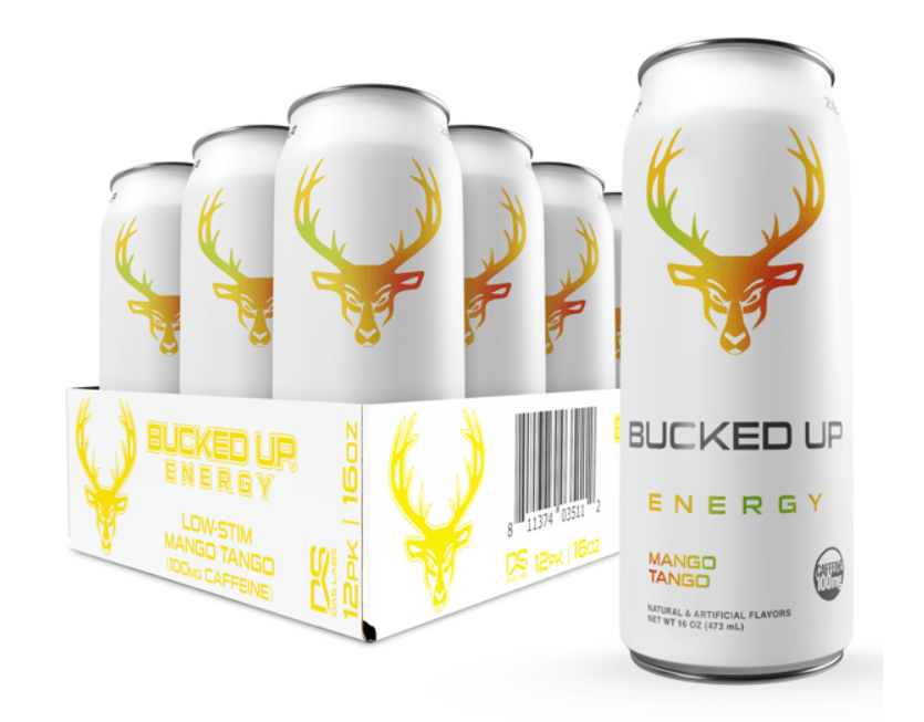 Bucked Up Energy Drink - Low Stim (100mg Caffeine)