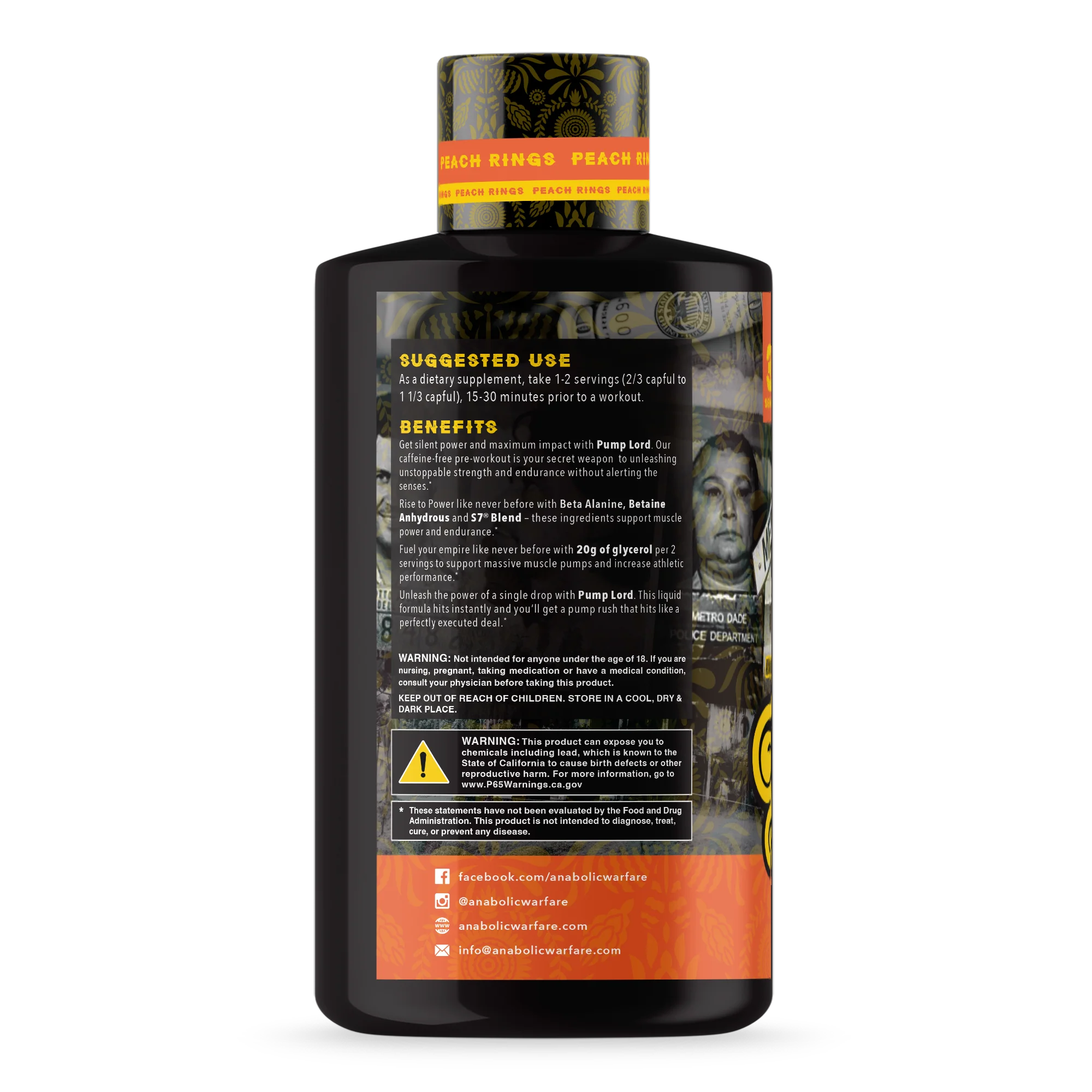 Anabolic Warfare | Pump Lord | Liquid Glycerol
