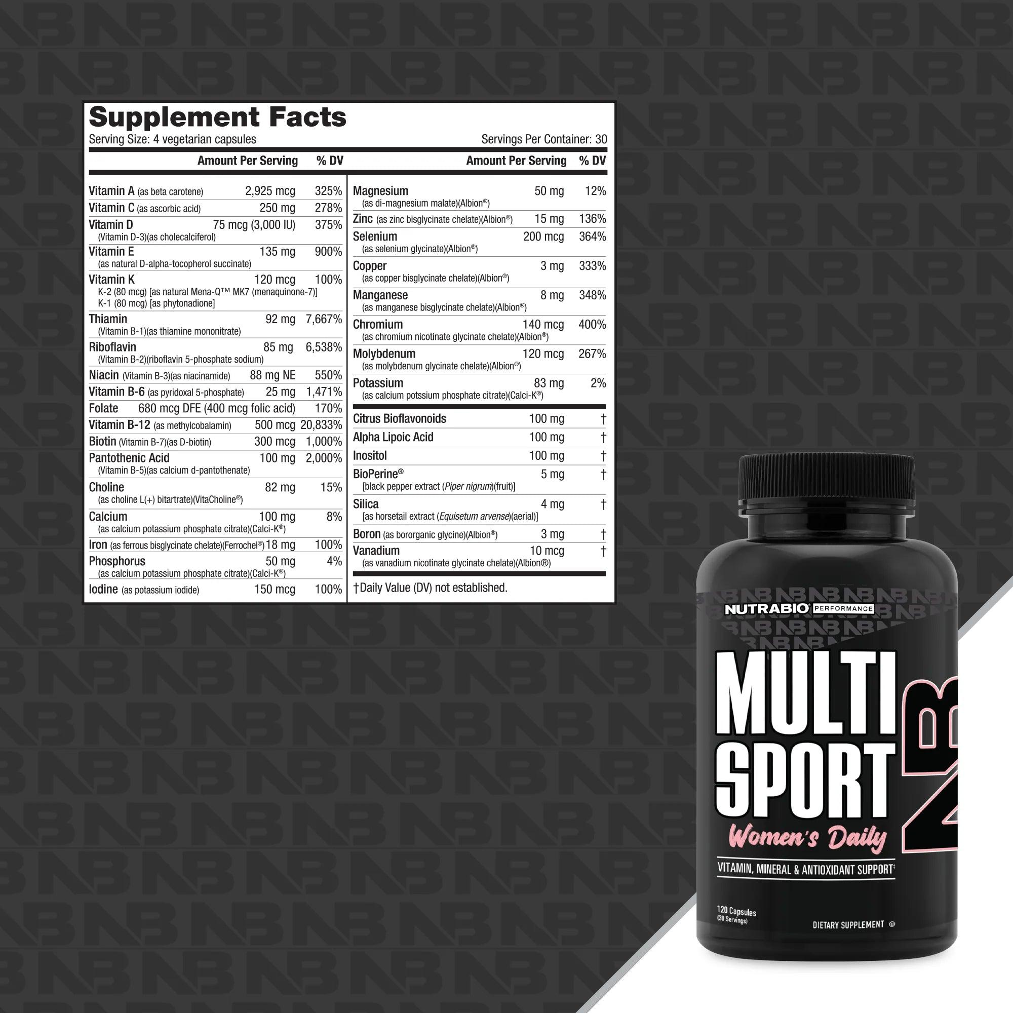 NutraBio | Multi Sport Women's Daily