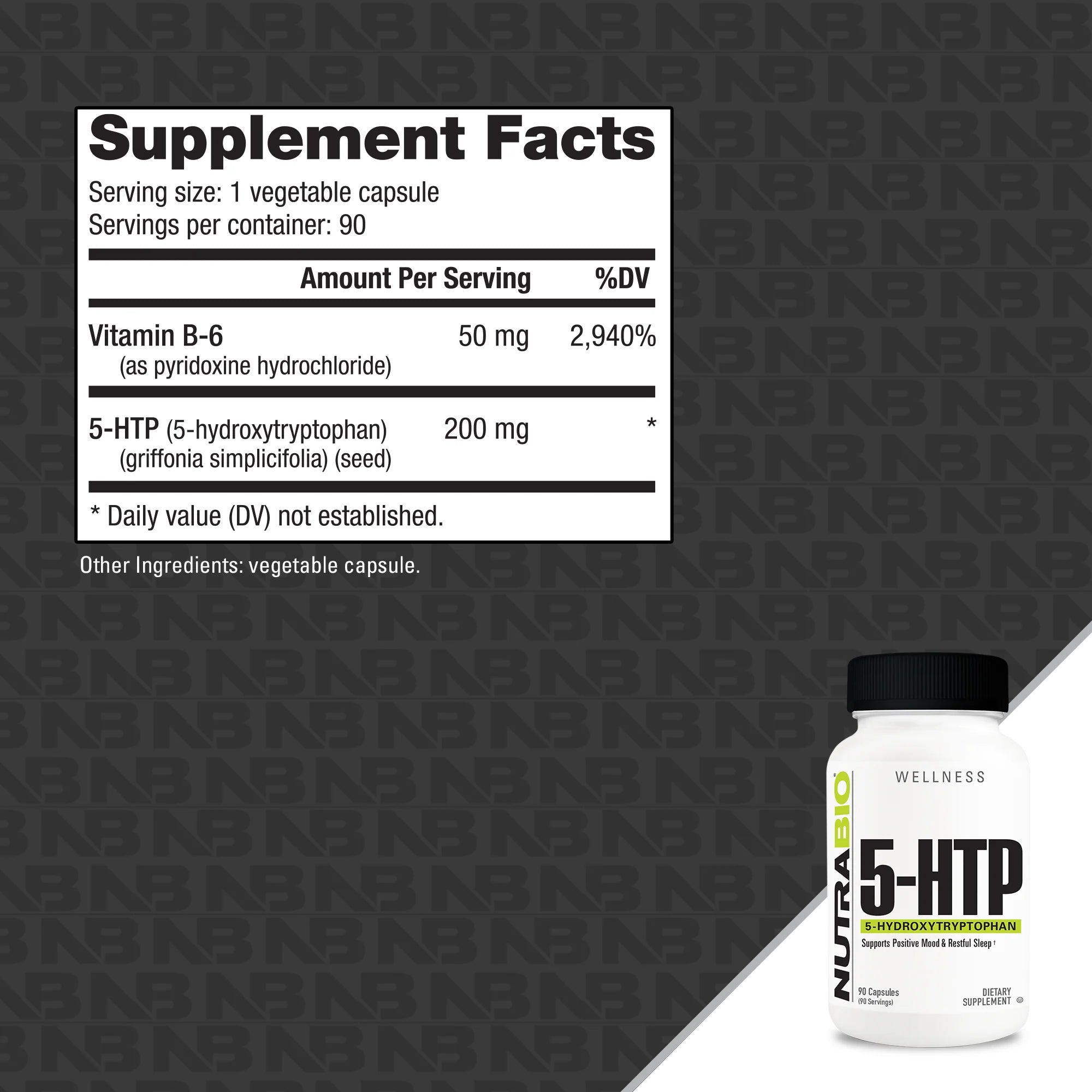 Nutra Bio | 5-HTP | Positive Mood & Restful Sleep