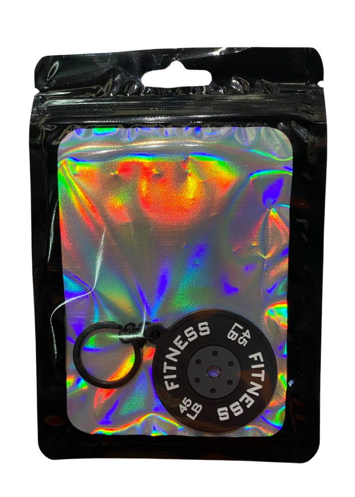 45LB Weight Plate (Multiple Colors) | Key Chain - In Action | Nutrastop