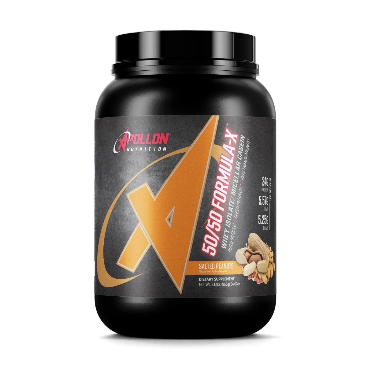 Apollon Nutrition Apollon | 50/50 Formula X | Protein Blend - Side View | Nutrastop