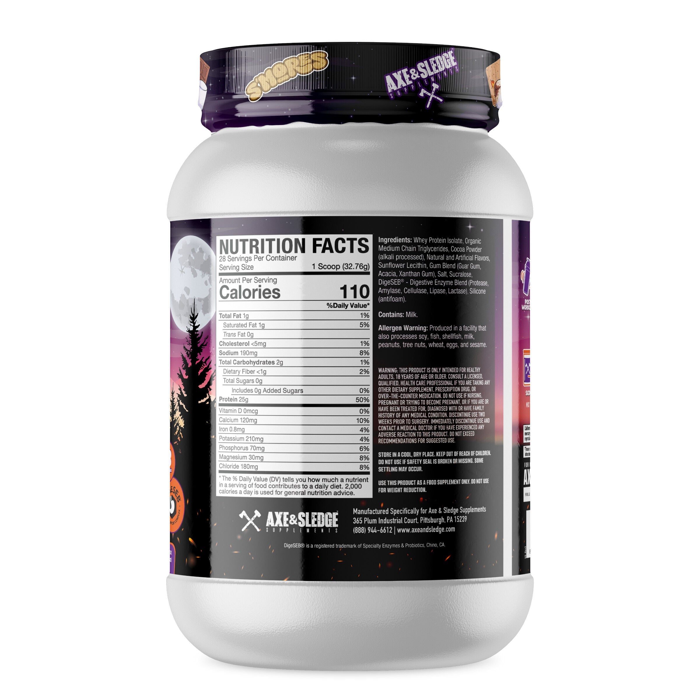 Axe & Sledge | Farm Fed Protein | 100% Whey Protein Isolate