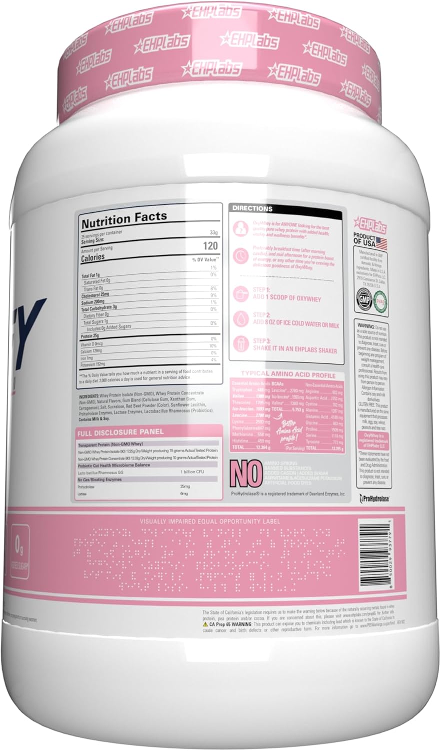 EHP Labs | OxyWhey Lean Whey Protein