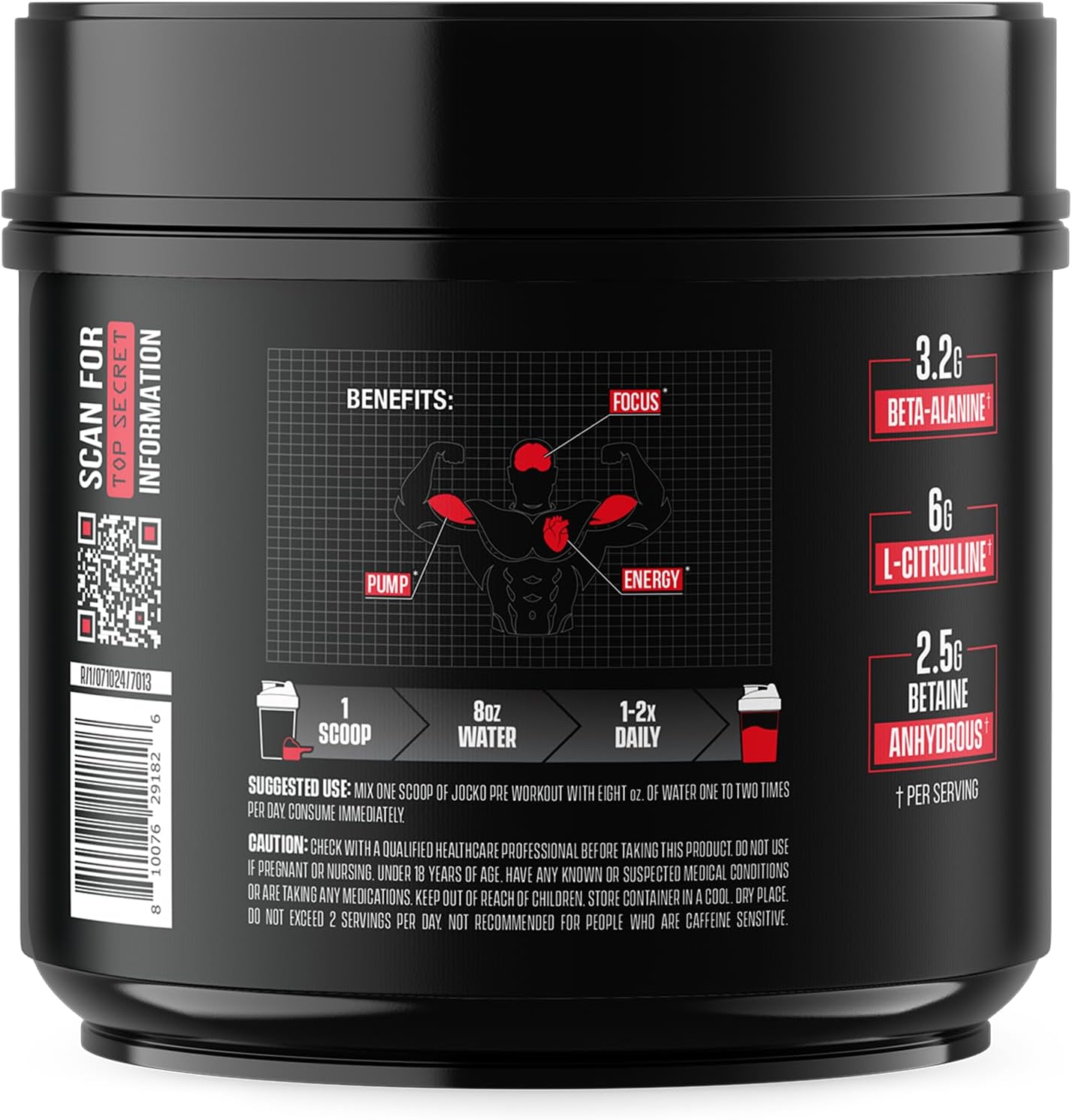 Jocko Fuel | Pre Workout | 30 Serving