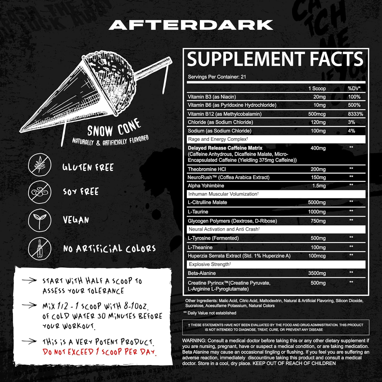 Afterdark | Inhuman | Pre-Workout
