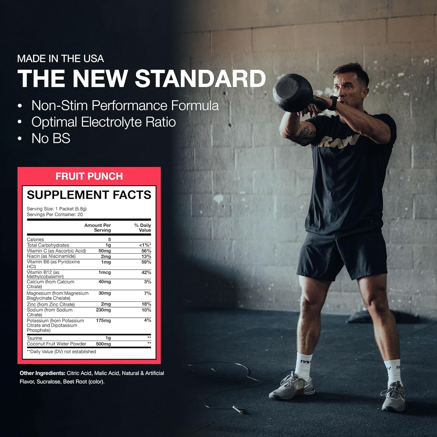 Raw | BUM Hydration | Electrolyte Formula