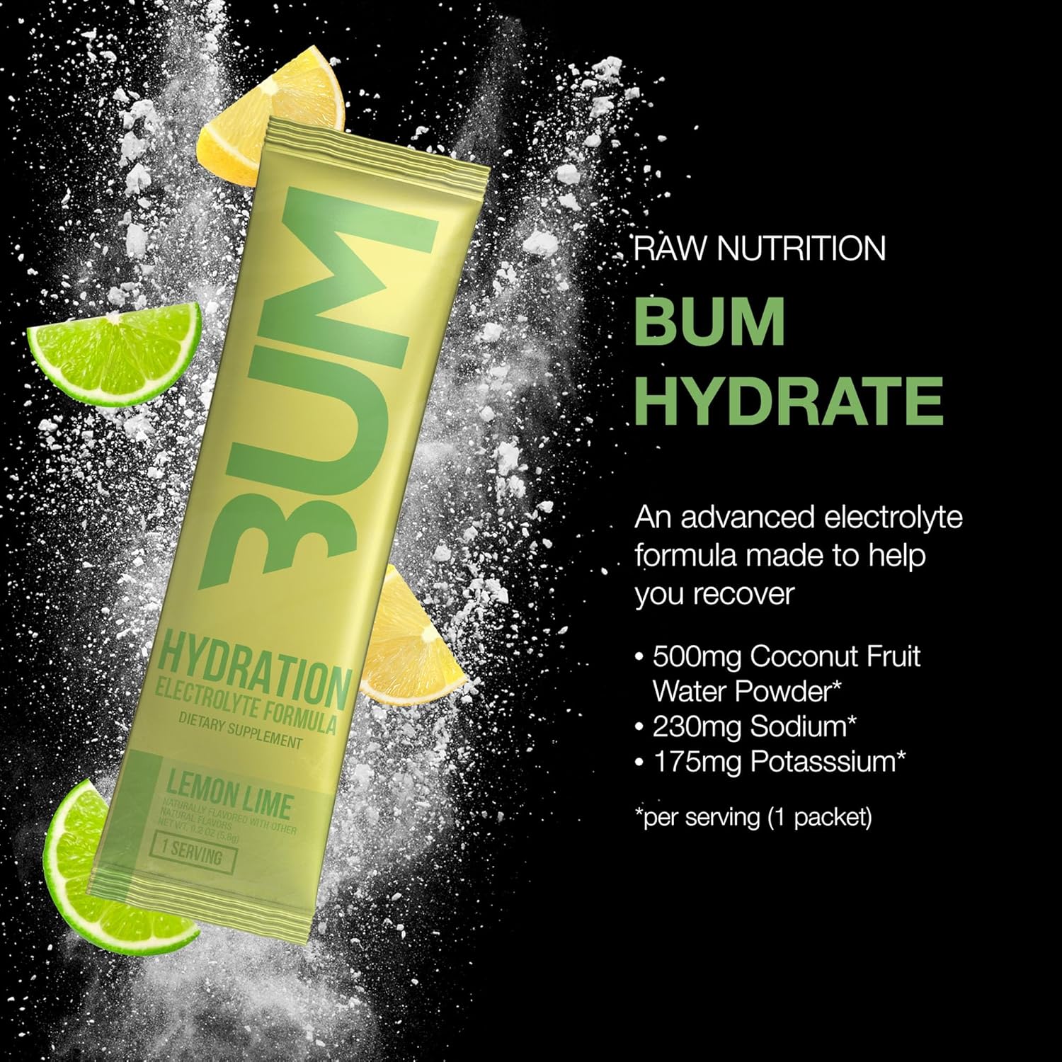 Raw | BUM Hydration | Electrolyte Formula