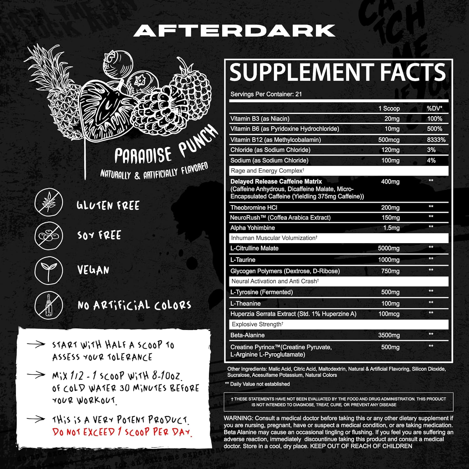 Afterdark | Inhuman | Pre-Workout