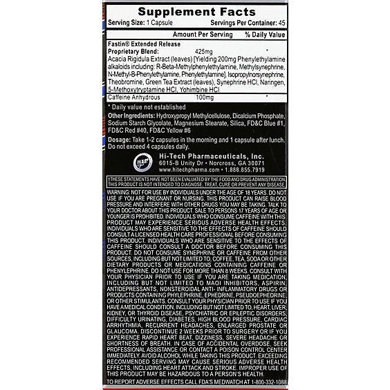 Hi-Tech | Fastin-XR  Weight Loss Aid