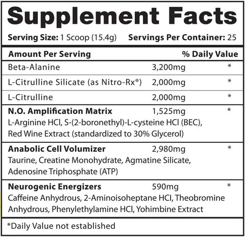 Hi Tech | AMP3D | Pre-Workout & Advanced Nitric Oxide Supplement