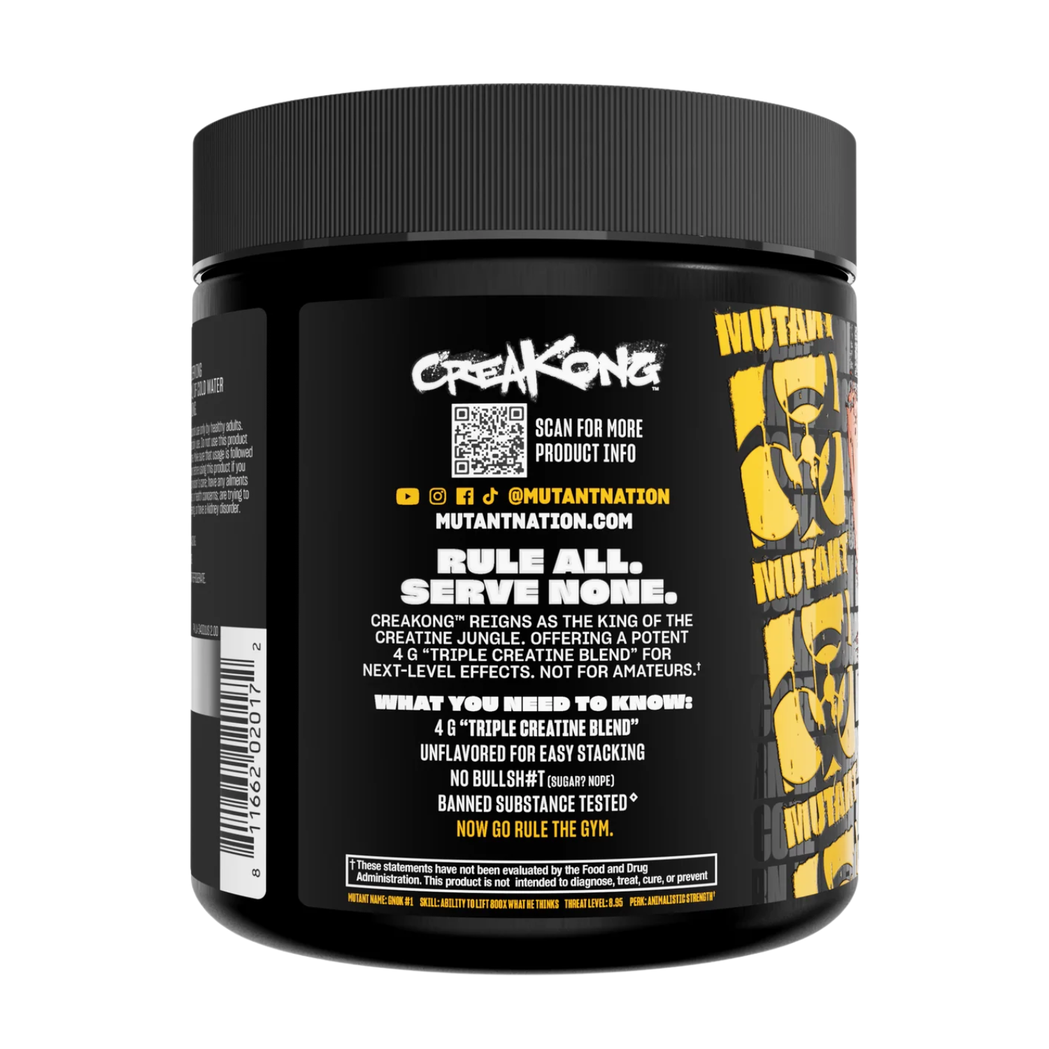 Mutant | CreaKong | Advanced Creatine Blend | 75 Serving