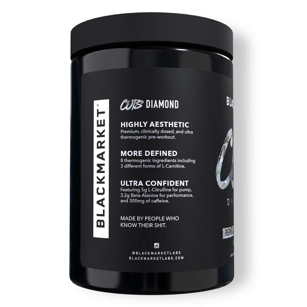 Blackmarket | Cuts Diamond | Thermogenic Pre Workout