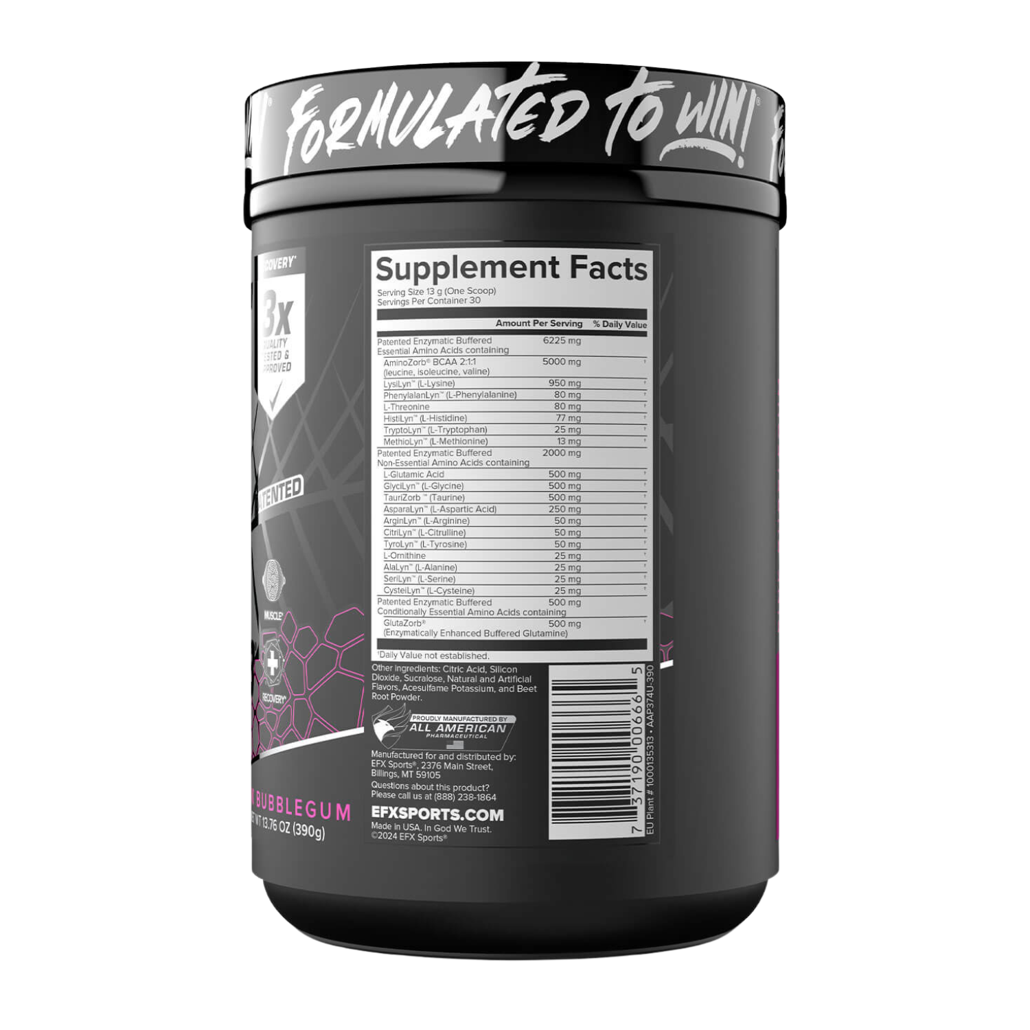 EFX Sports | AminoZorb Elite 21 | PH-Correct Full Spectrum Aminos