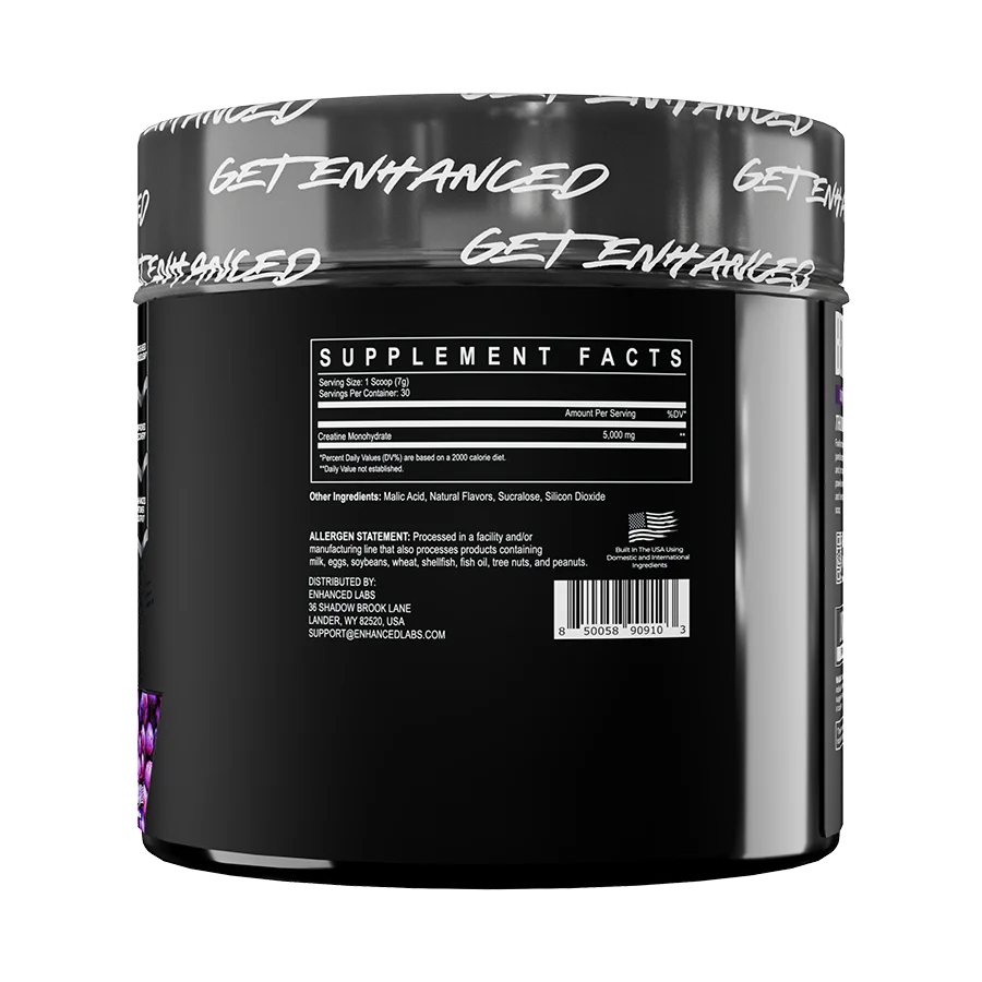 Enhanced | Flavored Creatine Monohydrate | 30 Serving