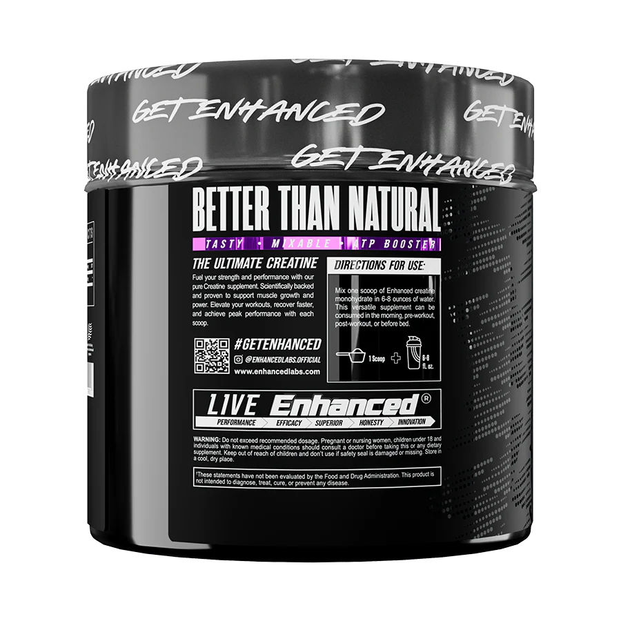 Enhanced | Flavored Creatine Monohydrate | 30 Serving