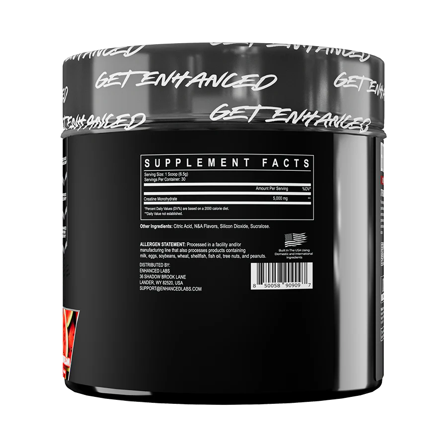 Enhanced | Flavored Creatine Monohydrate | 30 Serving