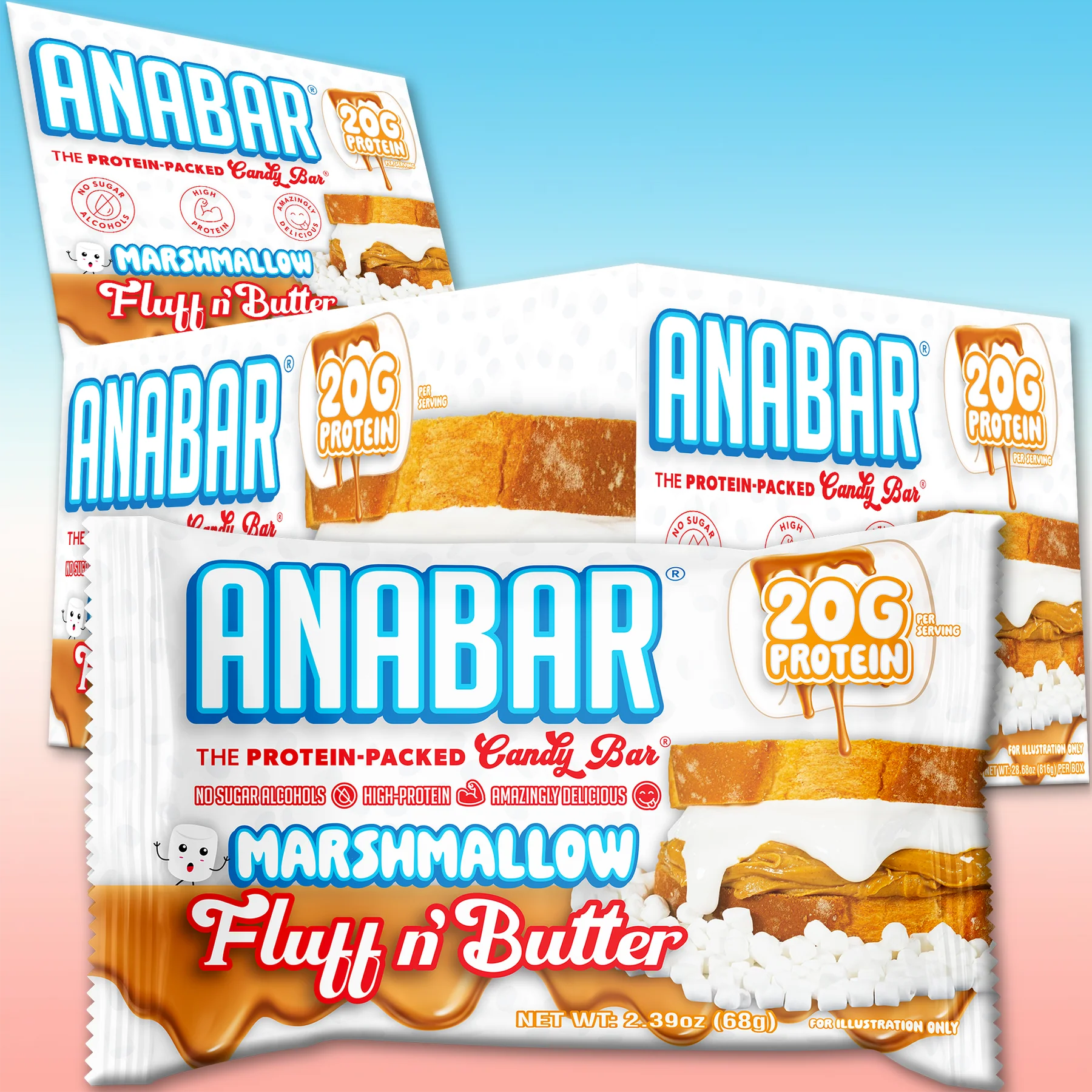 Anabar Anabar | The Protein-Packed Candy Bar - Back View | Nutrastop