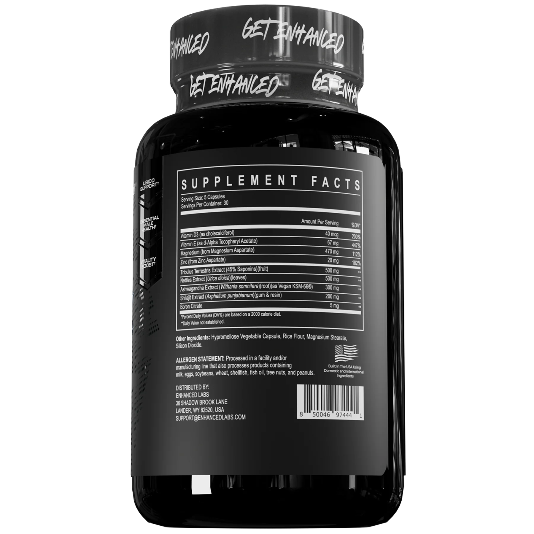 Enhanced | Blue Ox | Test Enhancer | 150 capsules