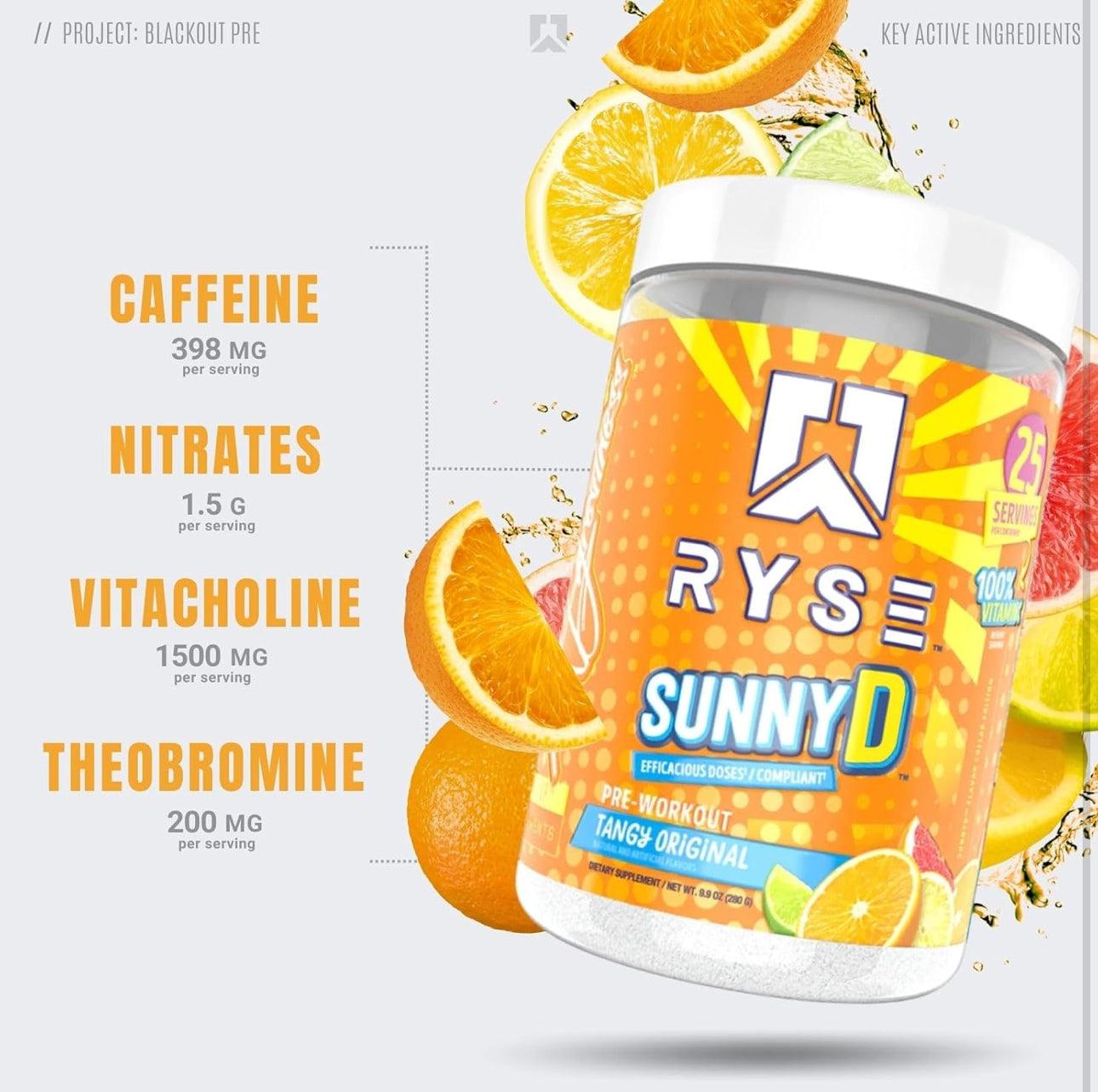 RYSE | Project Blackout | High Stim Pre-Workout