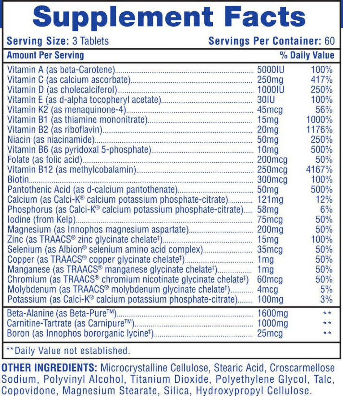 Hi-Tech Pharmaceuticals | Musclevite | Performance Multivitamin
