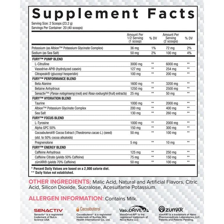 Core Nutritionals | Fury