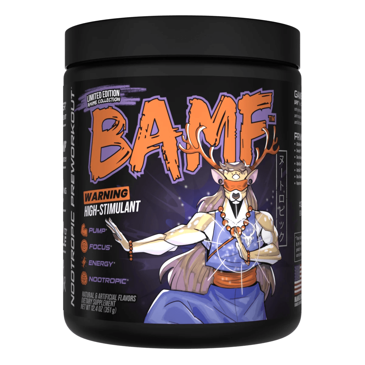 Bucked Up | B.A.M.F. Preworkout | Anime Series