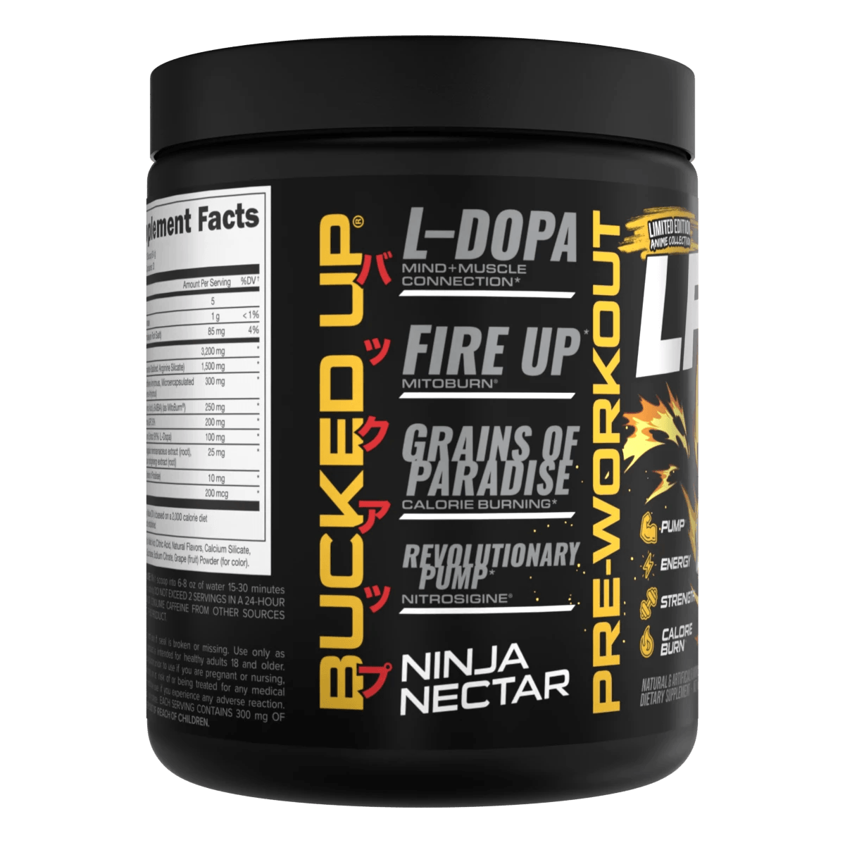Bucked Up | LFG Fat Burning Preworkout | Anime Series
