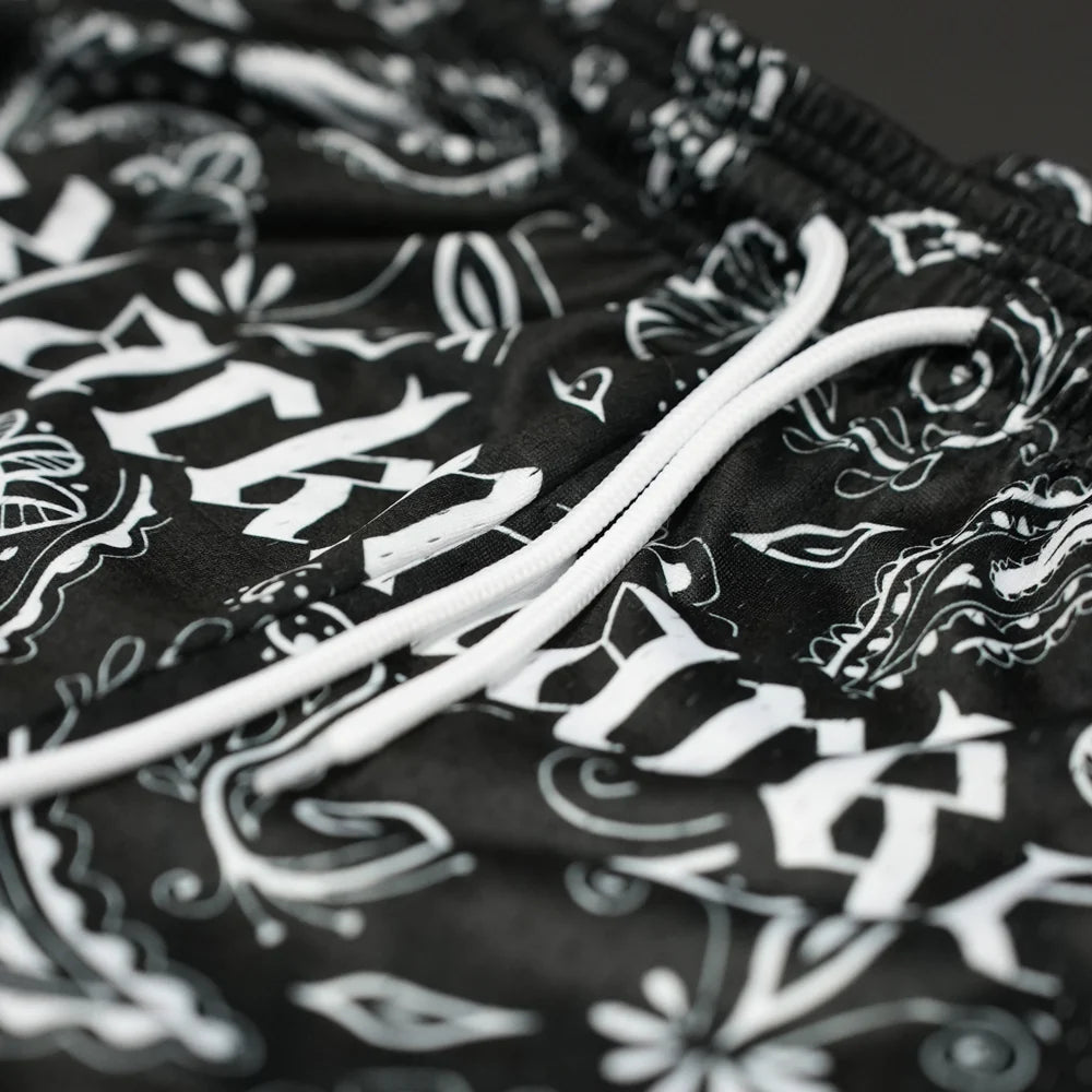 Blackmarket | Fight Shorts | Paisley 4"