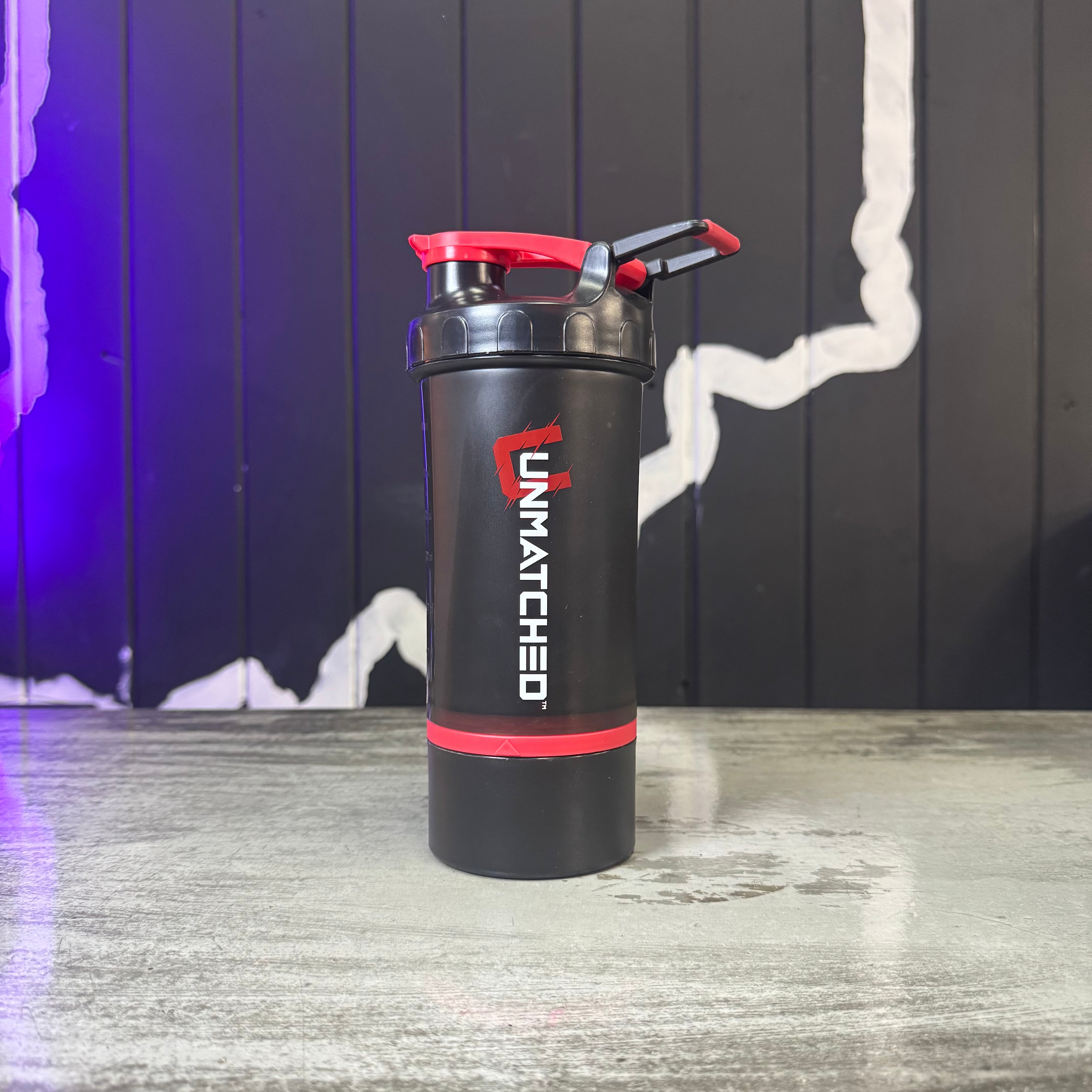 Unmatched | Shaker Cup | With Powder + Pill Storage