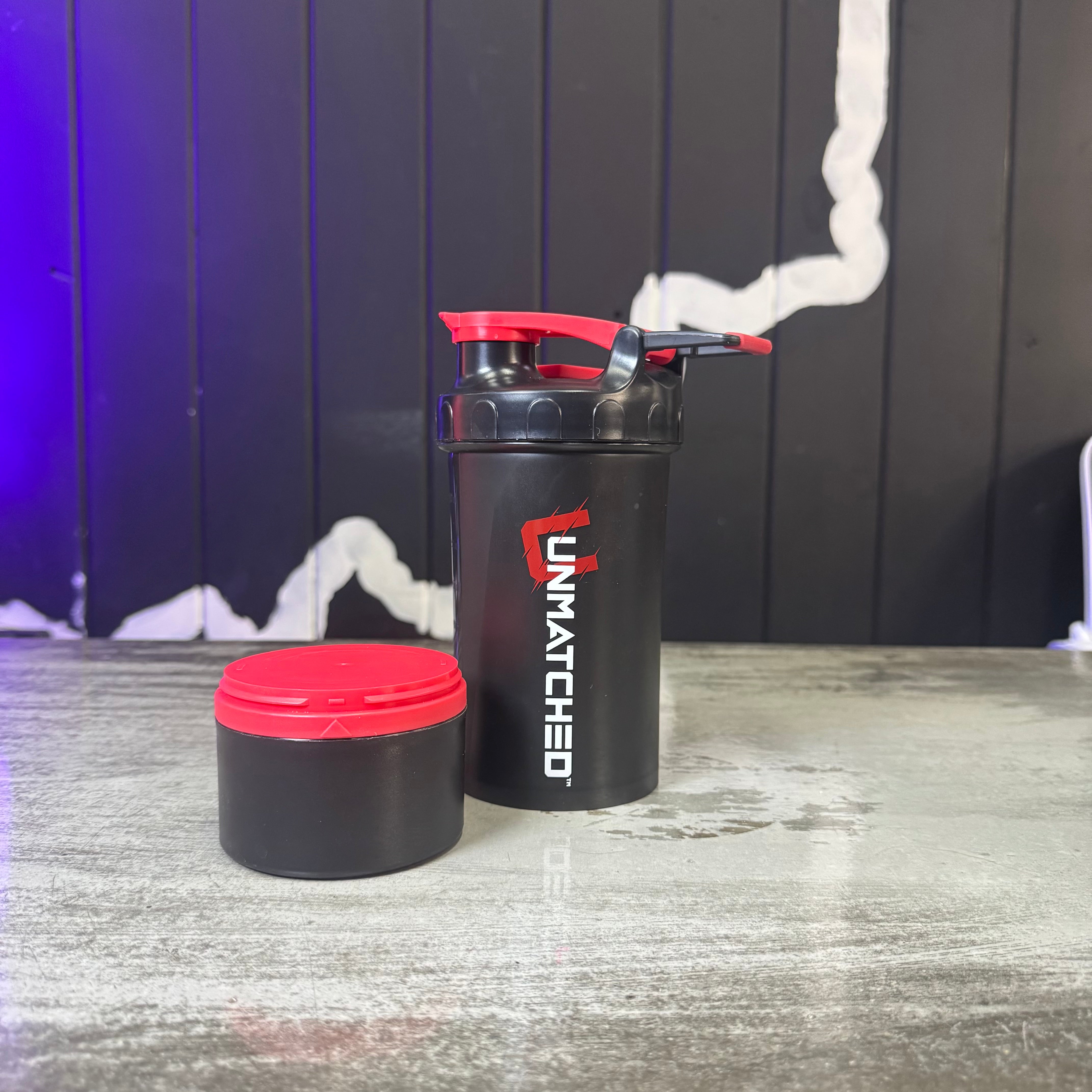 Unmatched | Shaker Cup | With Powder + Pill Storage