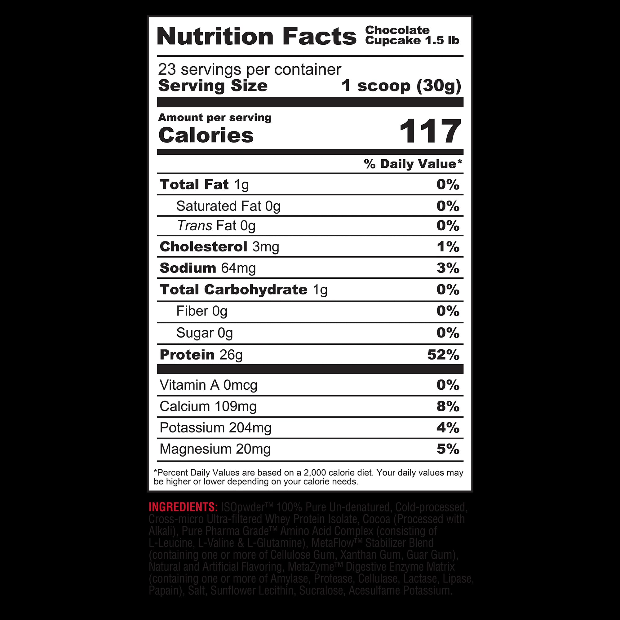 Metabolic Nutrition | Iso PWDR