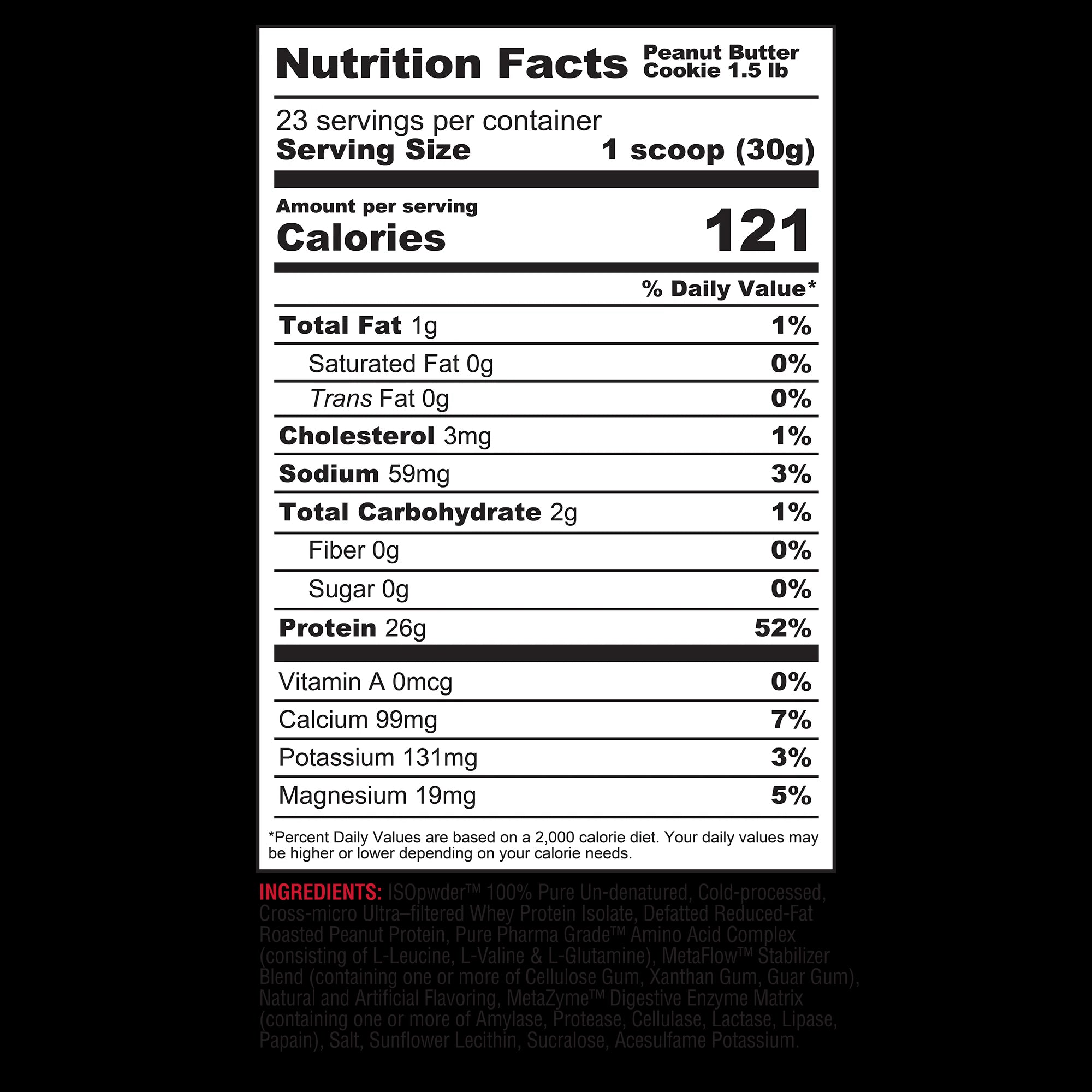 Metabolic Nutrition | Iso PWDR