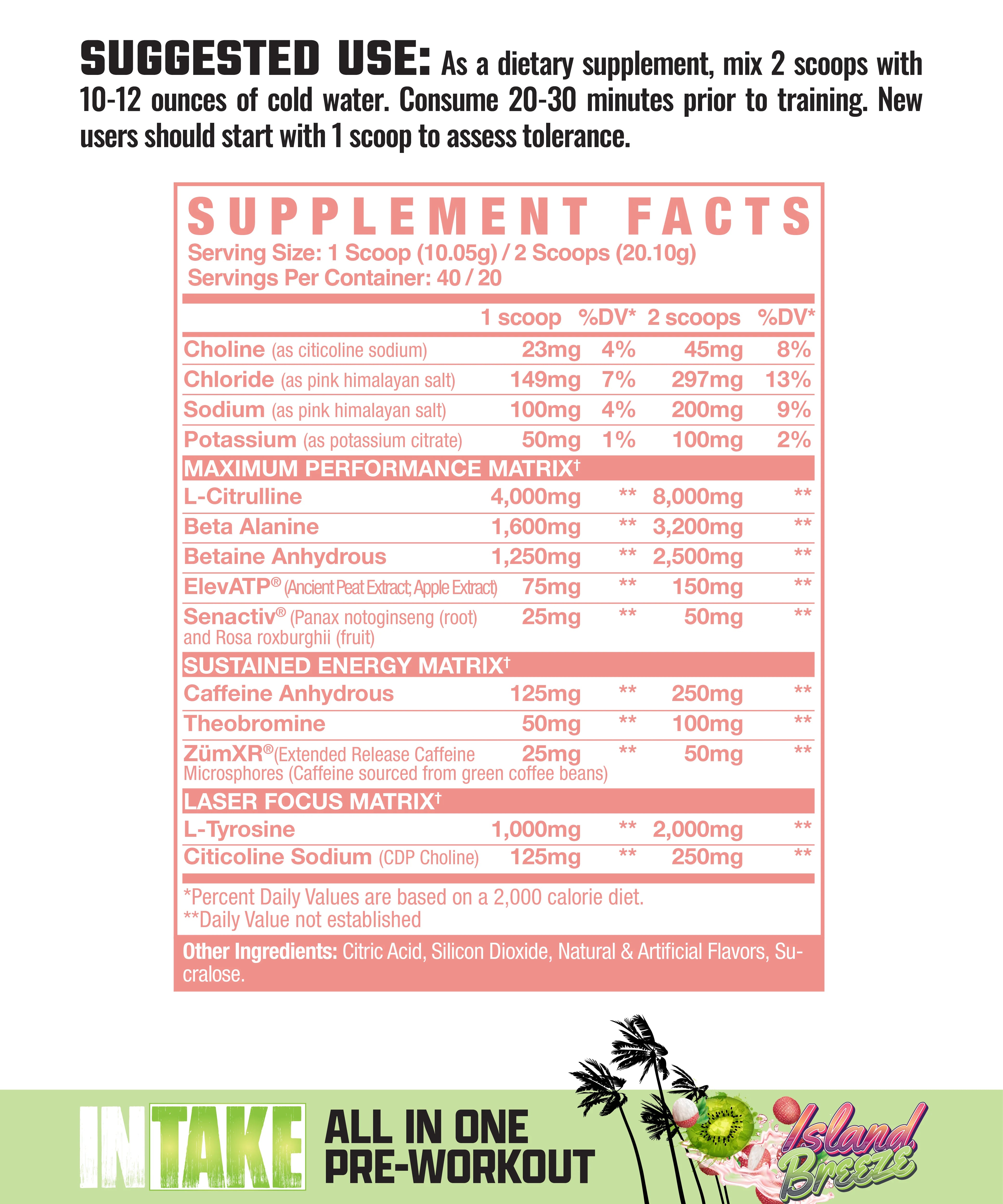 Axe & Sledge | Intake | Pre-Workout