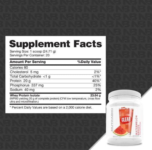 NutraBio | Clear Protein