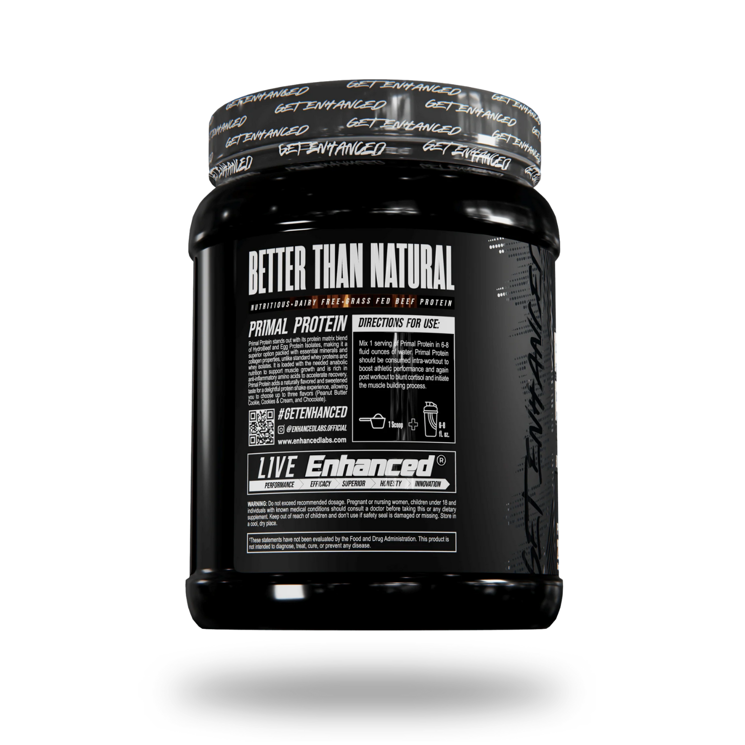 Enhanced | Primal Protein | Beef + Egg Protein
