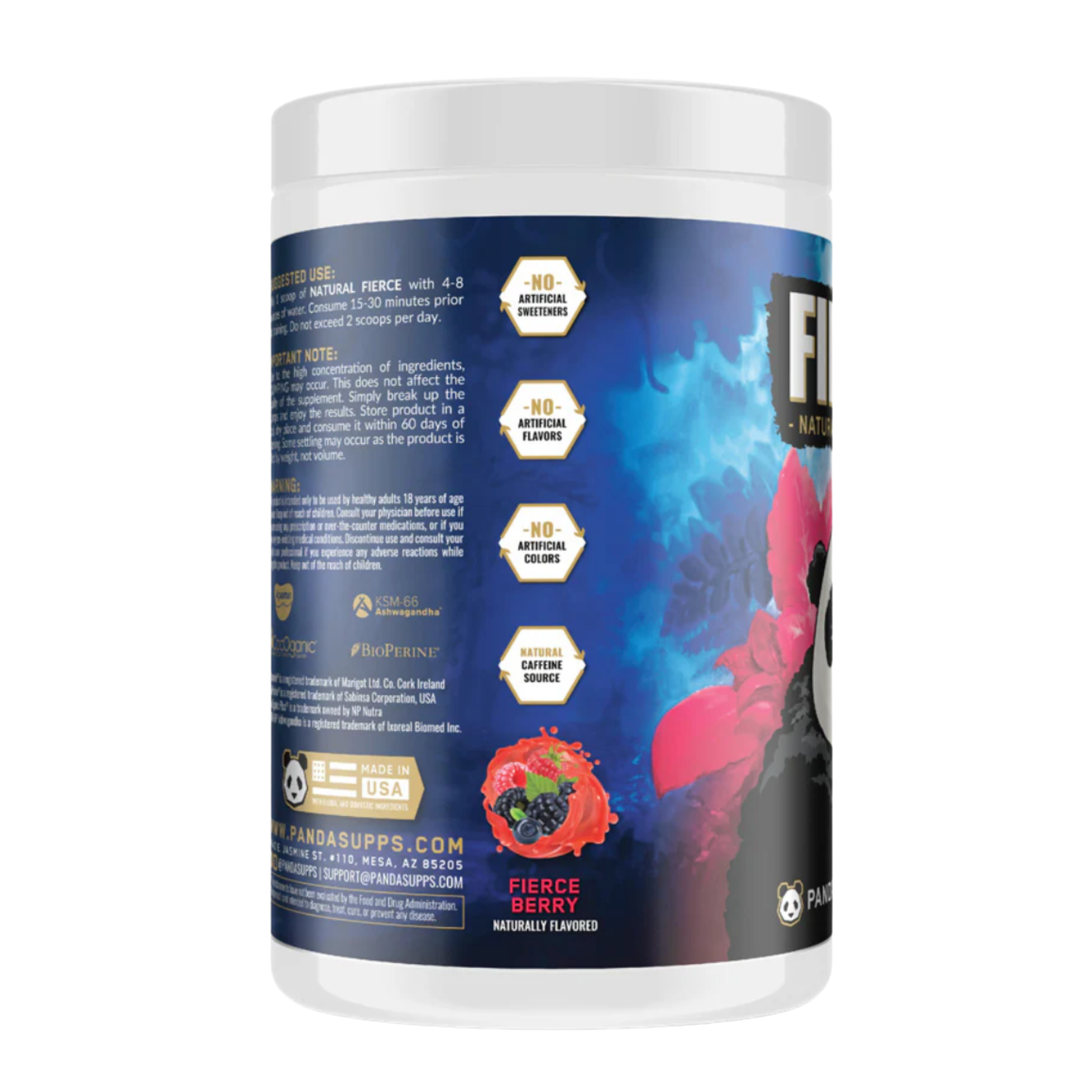 Panda Supps | Fierce Pre | 30 Servings