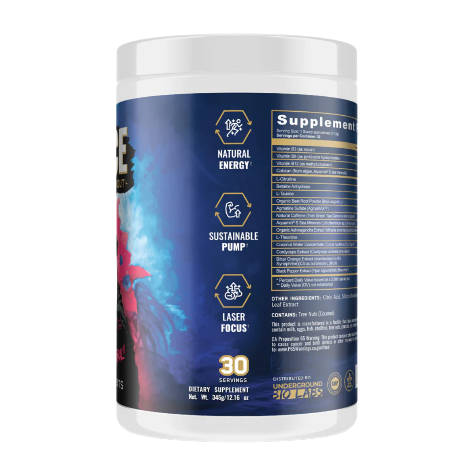 Panda Supps | Fierce Pre | 30 Servings